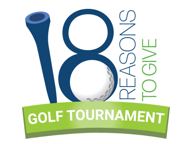 18 reasons golf tournament logo