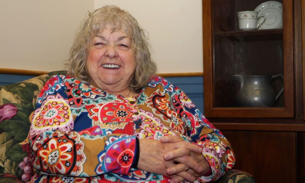 Photo of Easterseals NH Adult Day client, Nancy smiling.