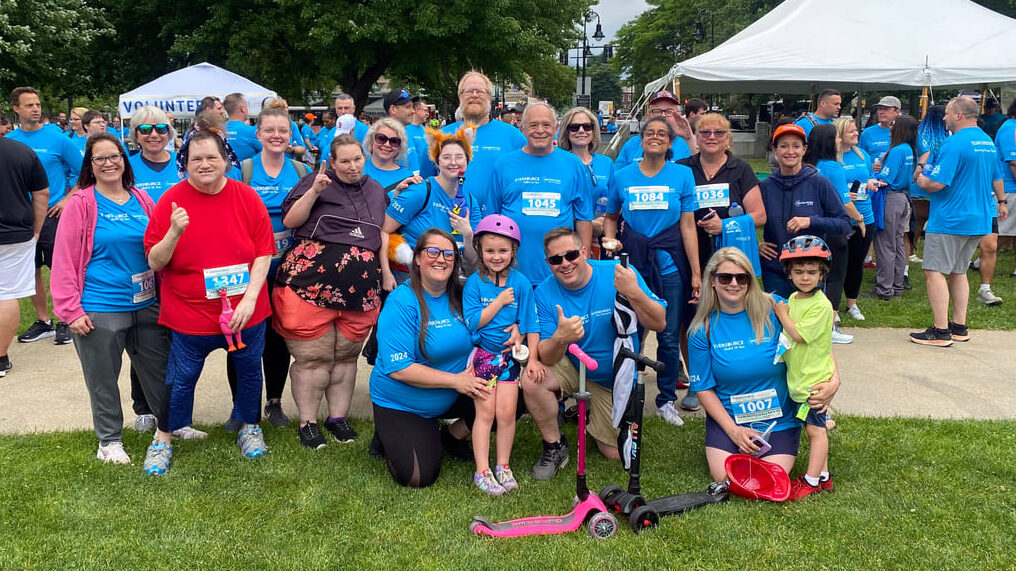 Eversource Walk & 5K Run Avengers team.