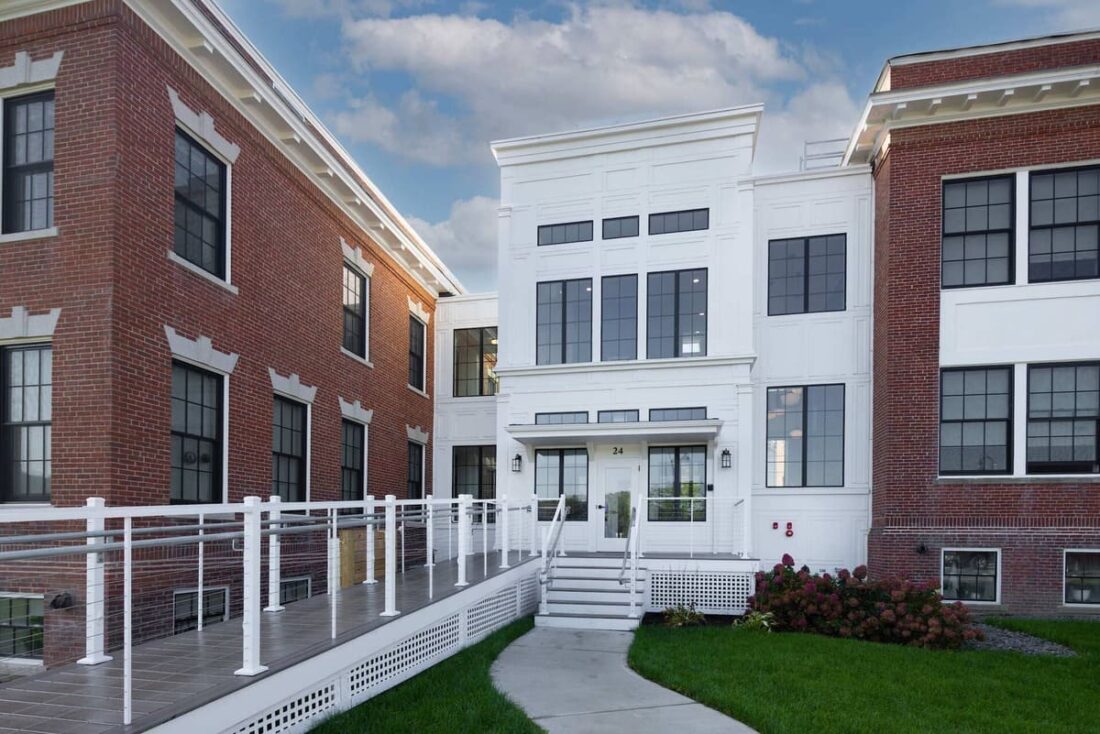 Military & Veterans Campus housing connector entrance