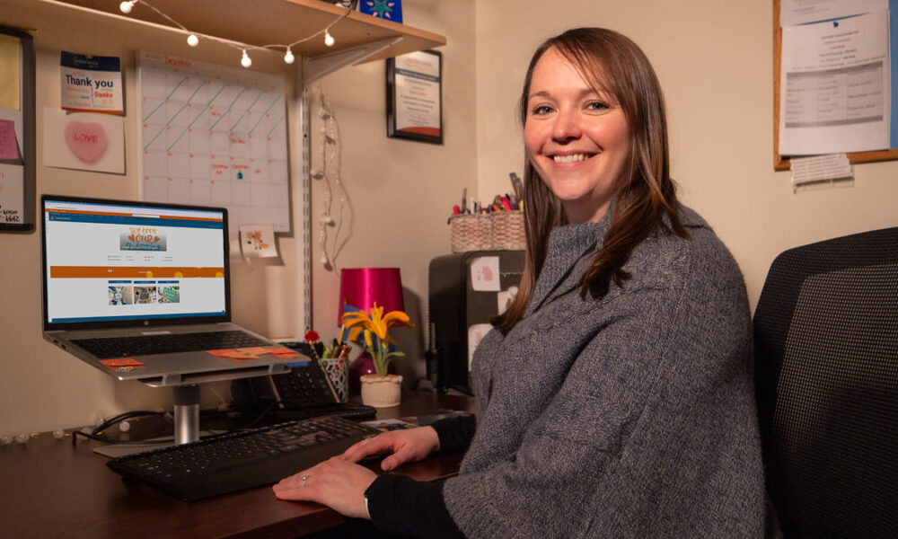 karin linden at her office