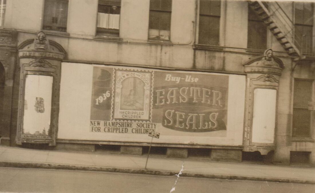 Easterseals NH society for crippled children building sign