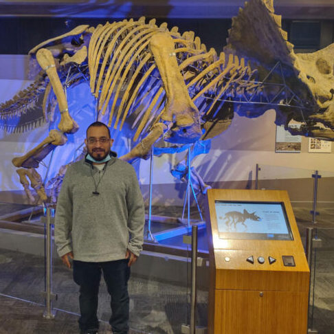 justin at the museum.