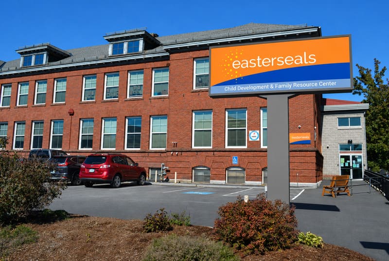 Exterior view of the Easterseals NH ECCE west build located on 435 south main street