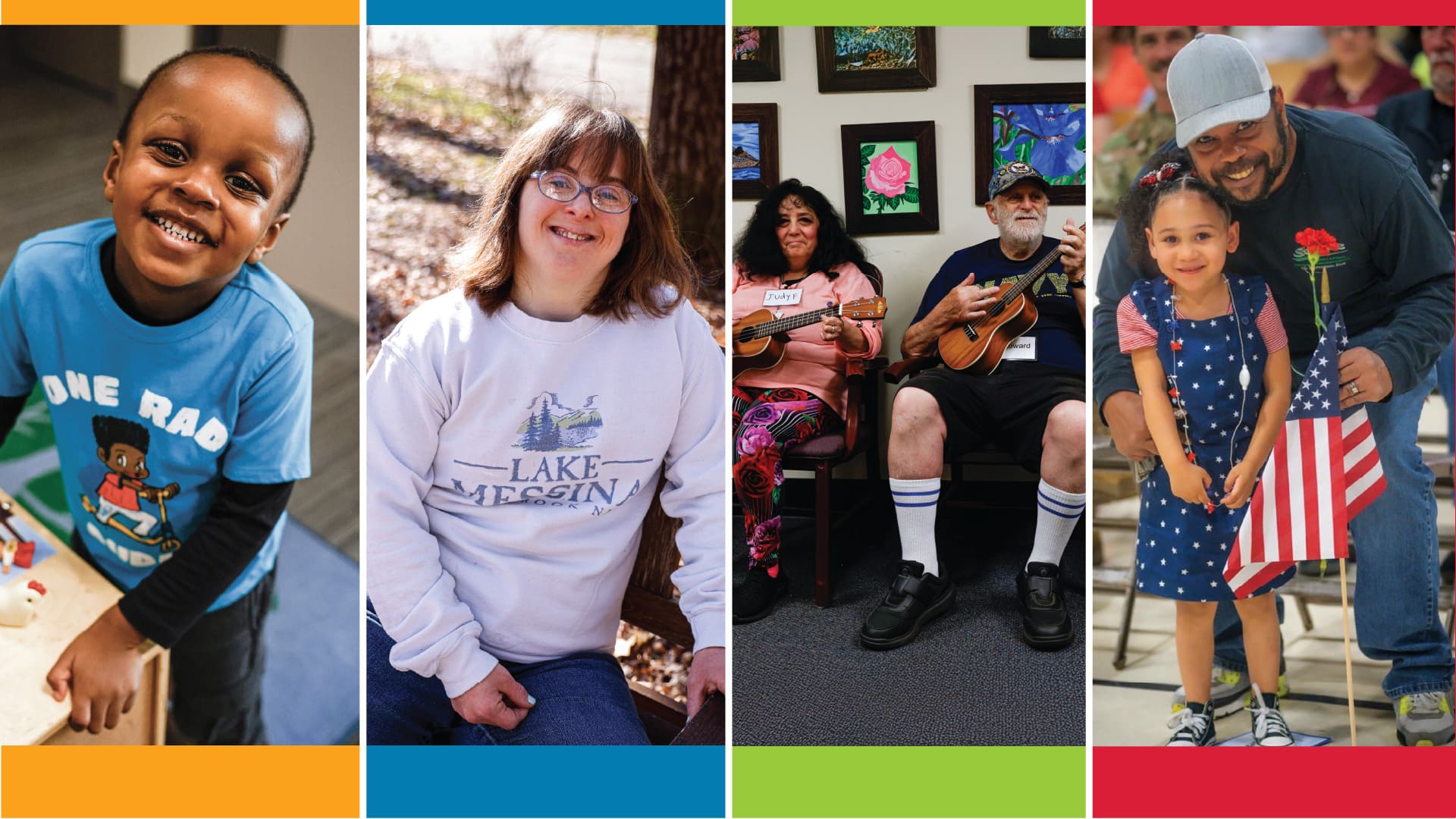 children, adults, seniors, and Veterans.